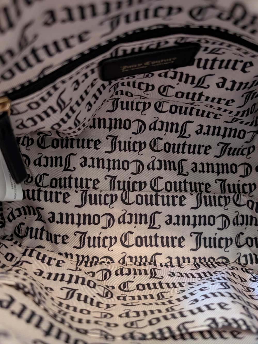 Juicy Couture Silver Shearling-Trim Satchel Bag - Picture 6 of 8